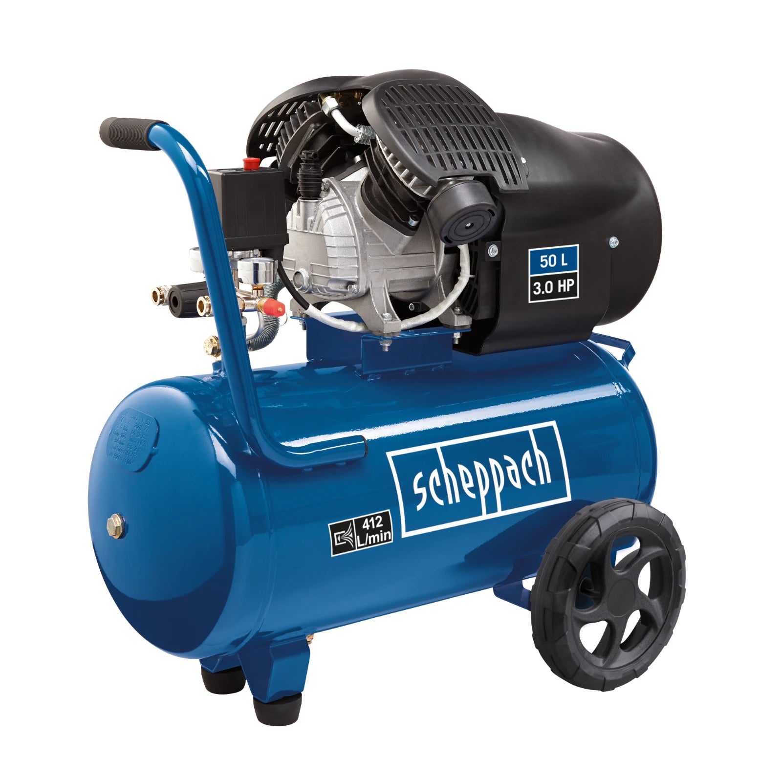Scheppach 50 L Dubbele Cilinder Compressor HC53DC