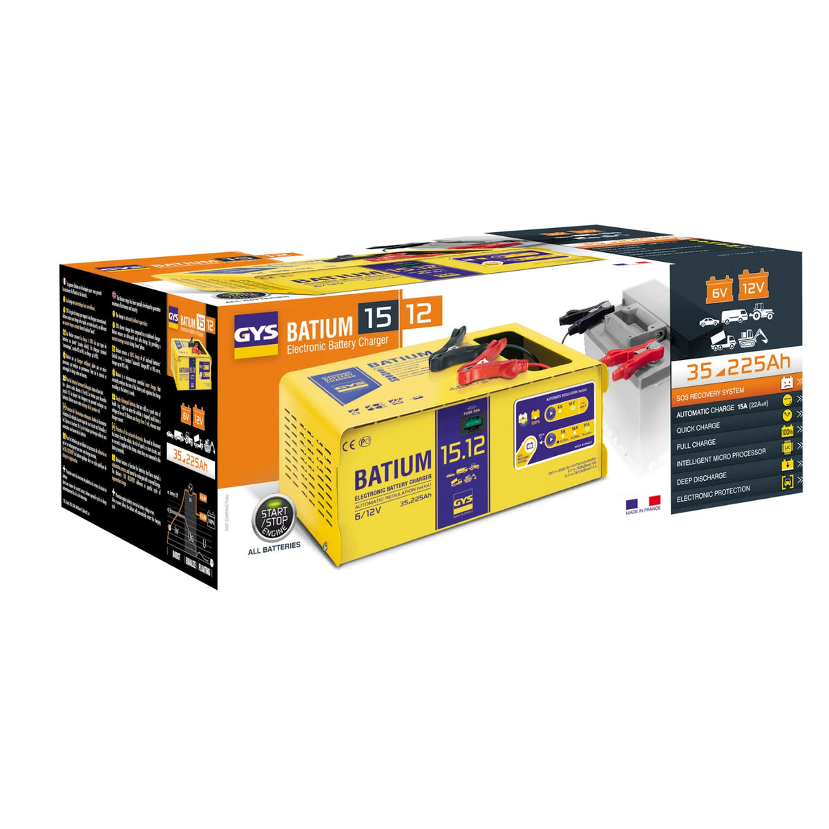 GYS Acculader BATIUM 15/12 - afbeelding 2