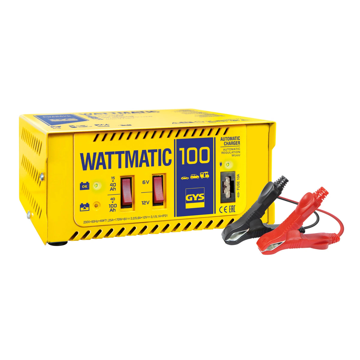 GYS Acculader Wattmatic 100 6V/12V, Automatisch