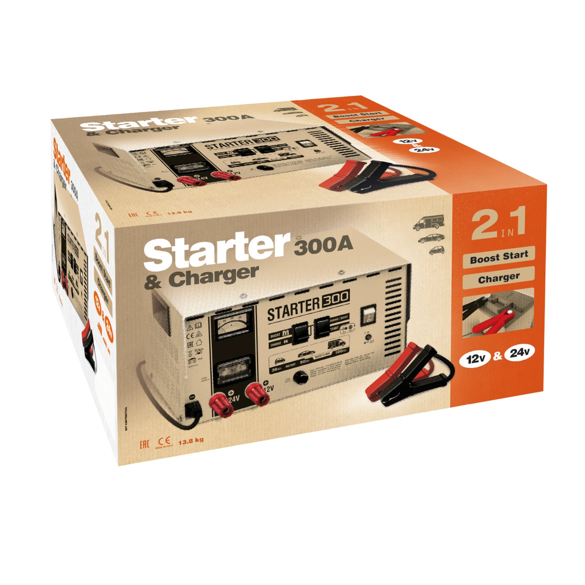 GYS Lader-starter Start 300 12/24V - afbeelding 2