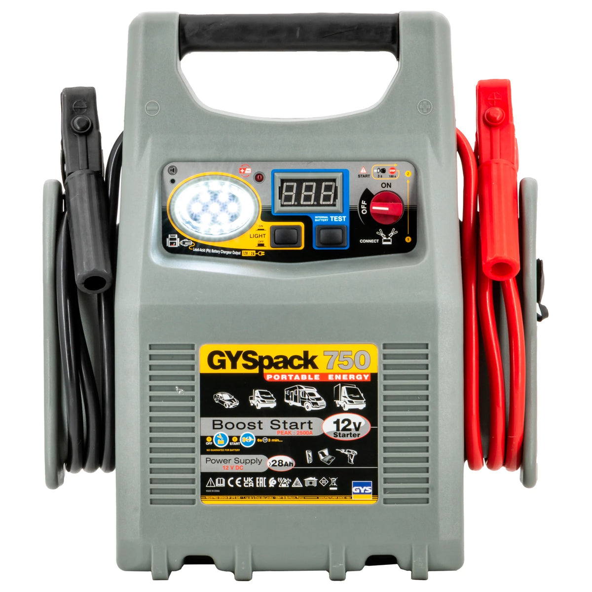GYS Booster GYSPACK 750, 12V - afbeelding 2
