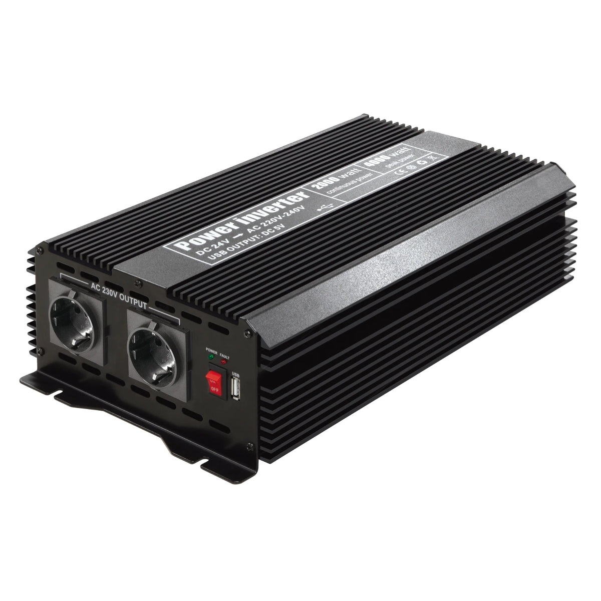 GYS Omvormer MSW 2000W 24V