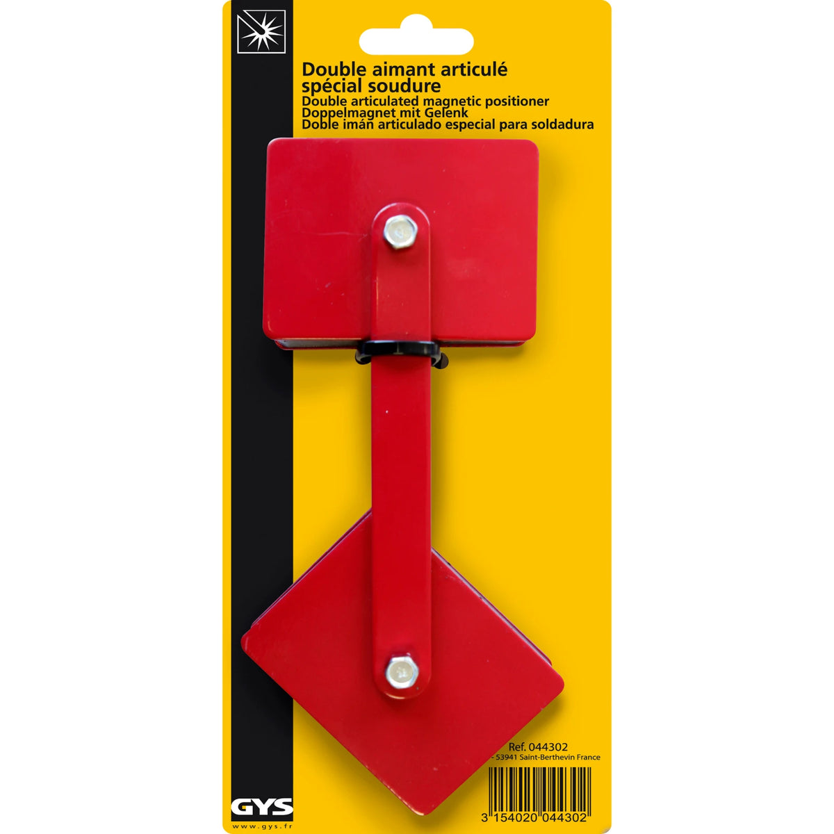 GYS Lasmagneet, dubbel scharnierend - afbeelding 2