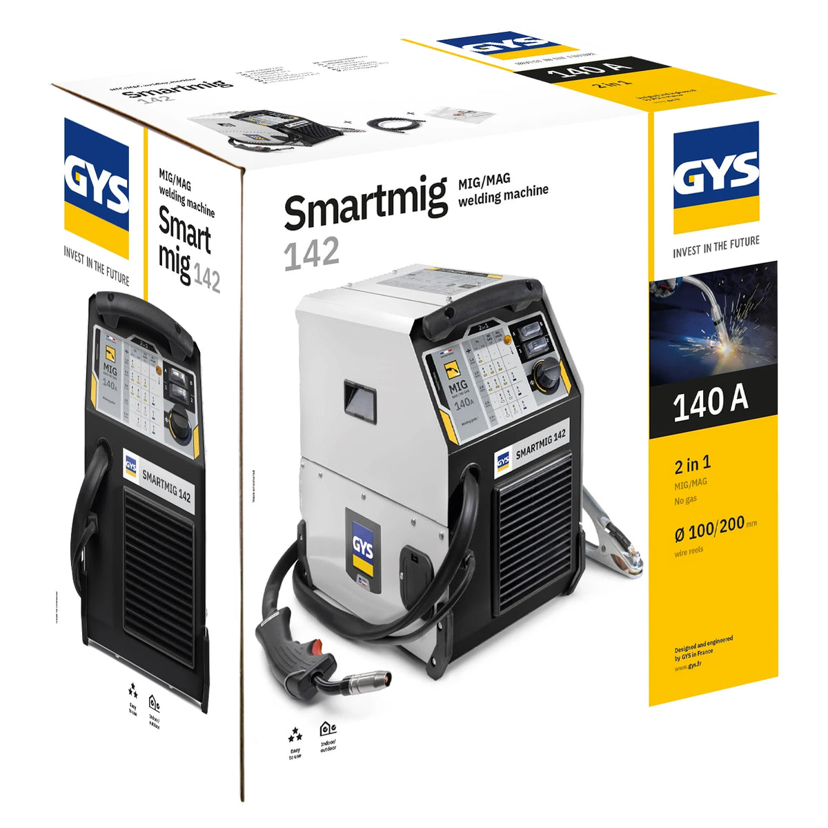 GYS Lasinverter SMARTMIG 142 MIG/MAG - afbeelding 5