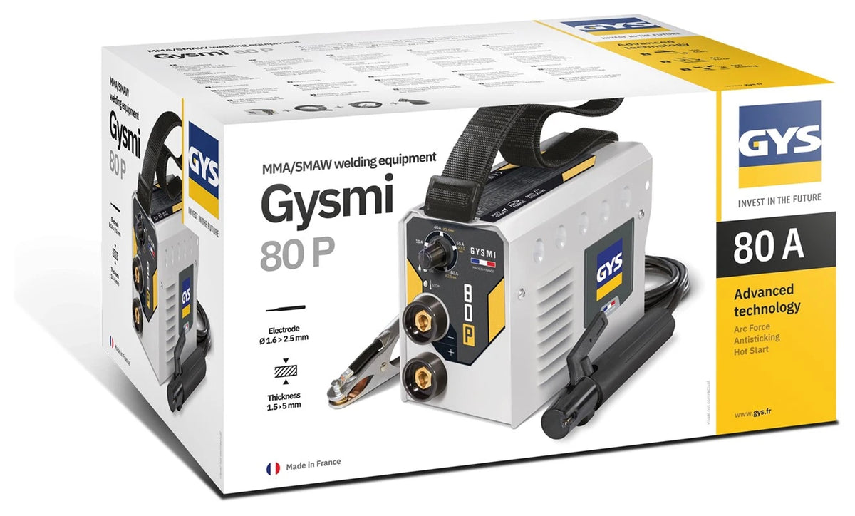 GYS Lasinverter GYSMI 80P, MMA met accessoires - afbeelding 5
