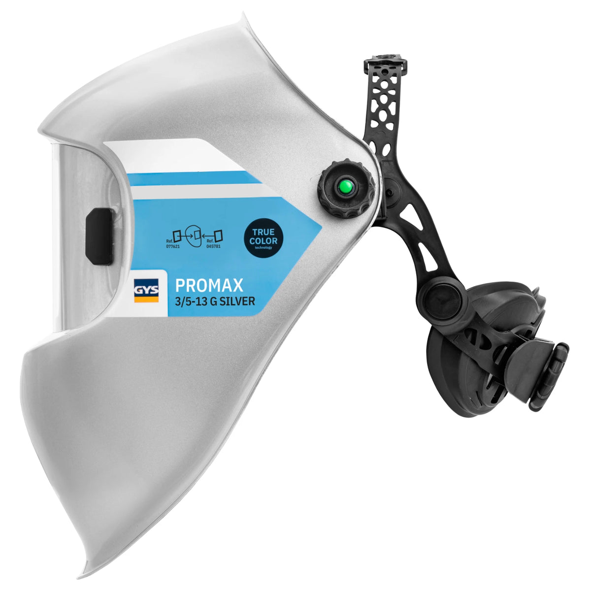 GYS Lashelm LCD Promax 9-13G zilver - afbeelding 3