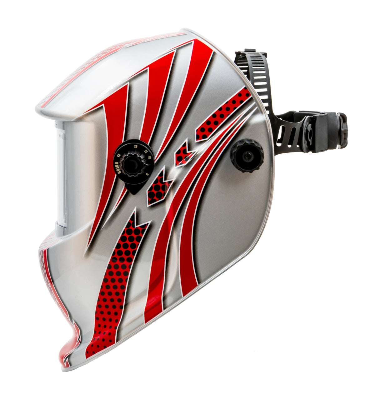 GYS Lashelm LCD Venus 9/13G rood - afbeelding 3