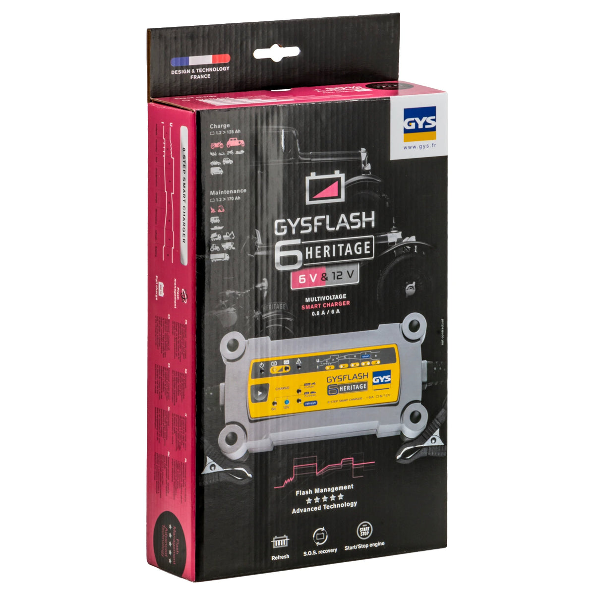 GYS Acculader Gysflash 6A Heritage - afbeelding 8