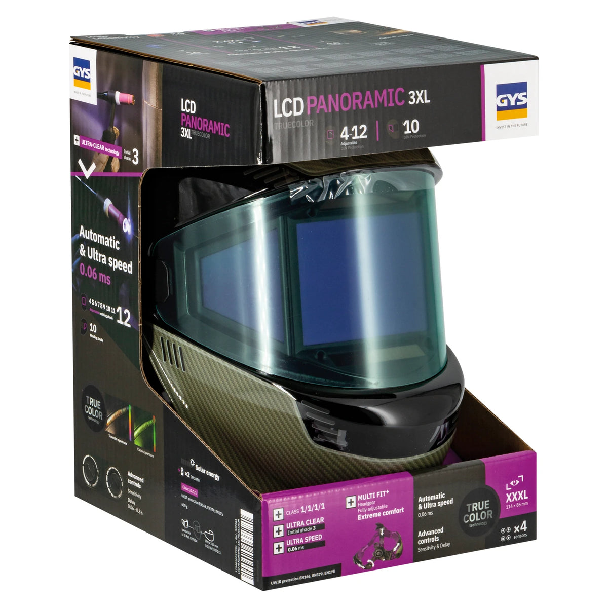 GYS Lashelm LCD Panoramic True Color - afbeelding 9