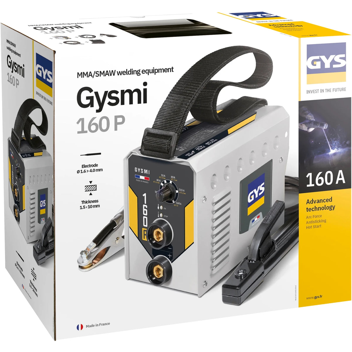 GYS Lasinverter GYSMI 160P koffer MMA, accessoires - afbeelding 5