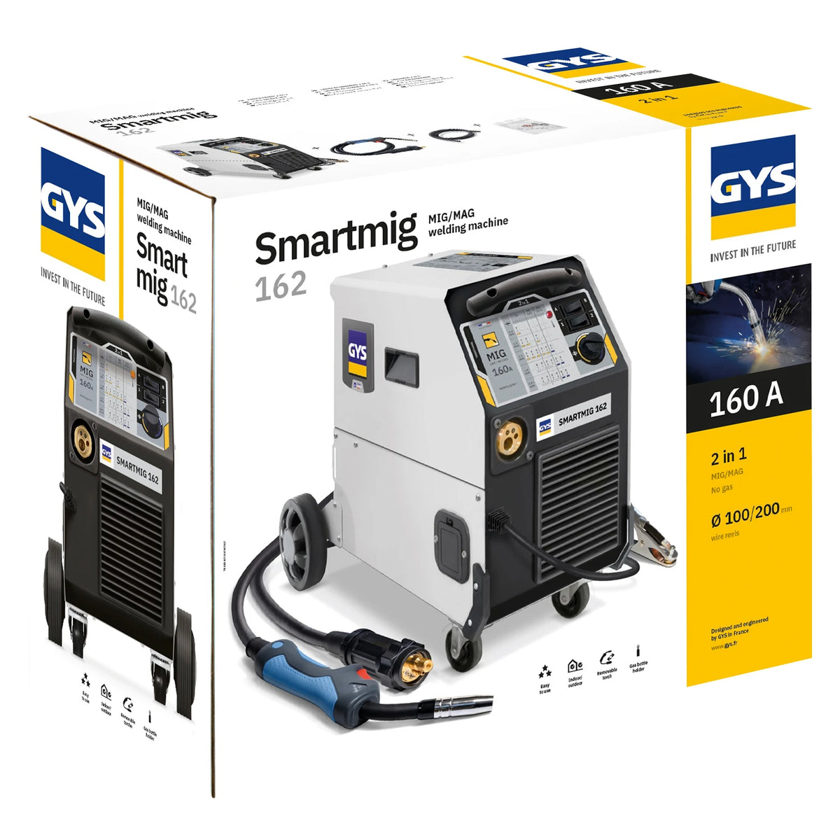 GYS Lasinverter SMARTMIG 162 MIG/MAG - afbeelding 7
