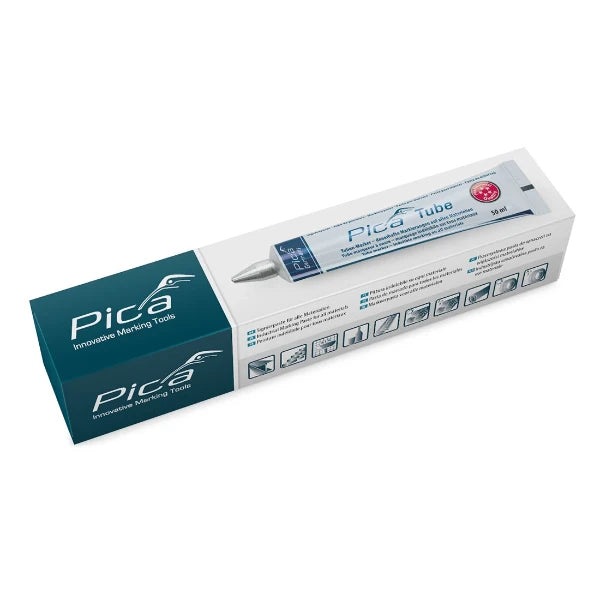 Pica Classic 575/52 Industriële Verfmarker wit 50ml