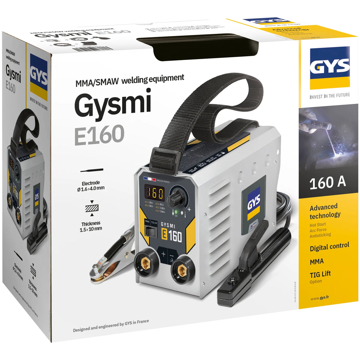 GYS Elektrode lasapparaat Gysmi E160 met koffer - afbeelding 7