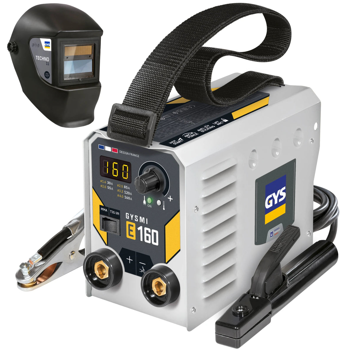 GYS Bundel Gysmi E160 met LCD 11 True Color helm