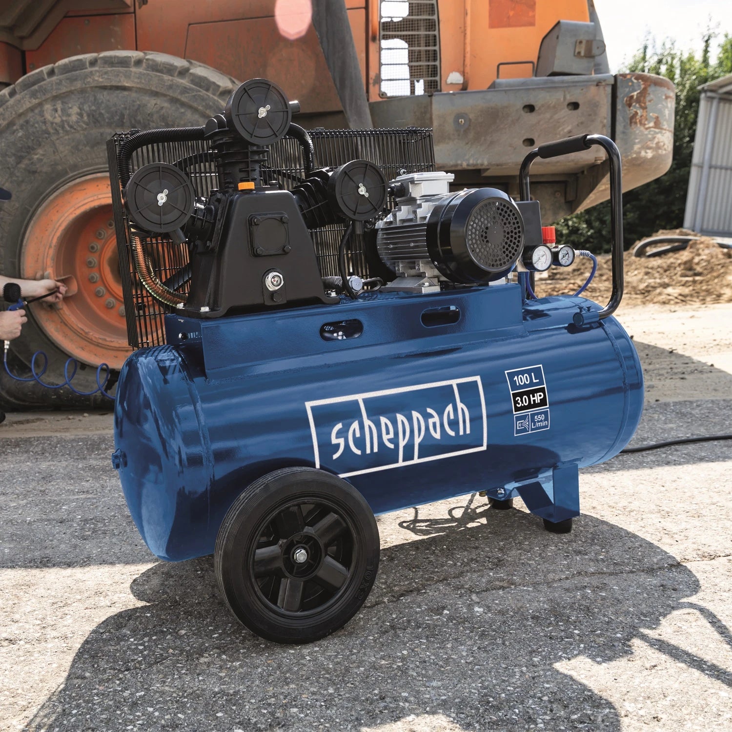 Scheppach Compressor HC550TC 100L 230V 10 bar