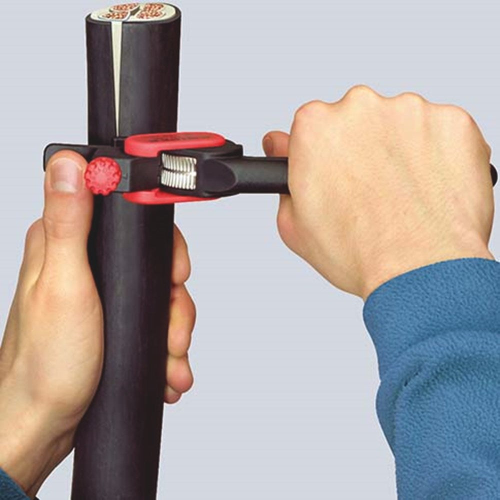 KNIPEX 16 40 150 Ontmantelings gereedschap met glasvezel versterkte polyamide 150 mm (zelfbedienings-4