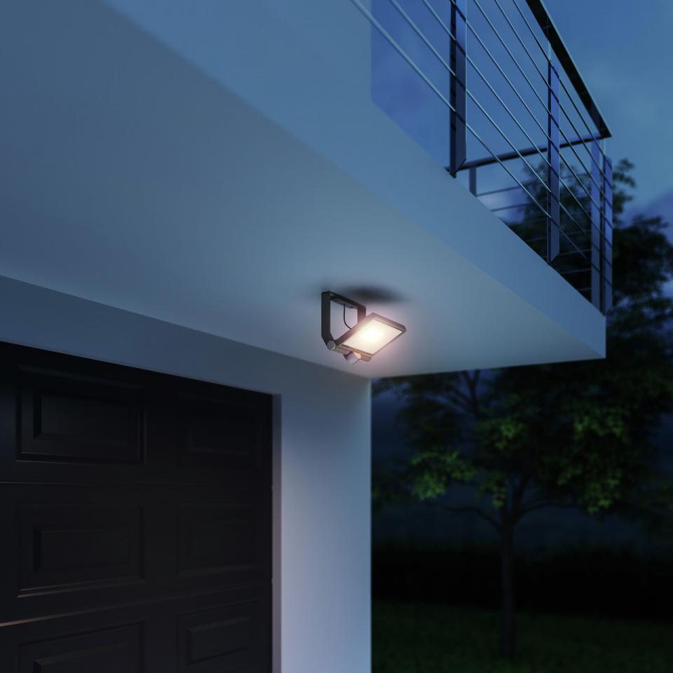 Steinel LED Buitenspot XLED ONE XL Sensor wit - met bewegingsmelder