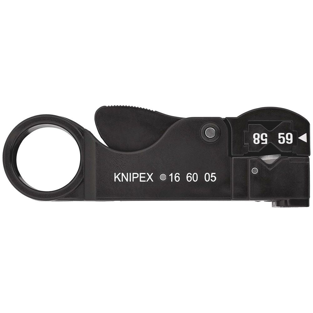 KNIPEX 16 60 05 SB Afstripgereedschap voor coax-kabel 105 mm-0
