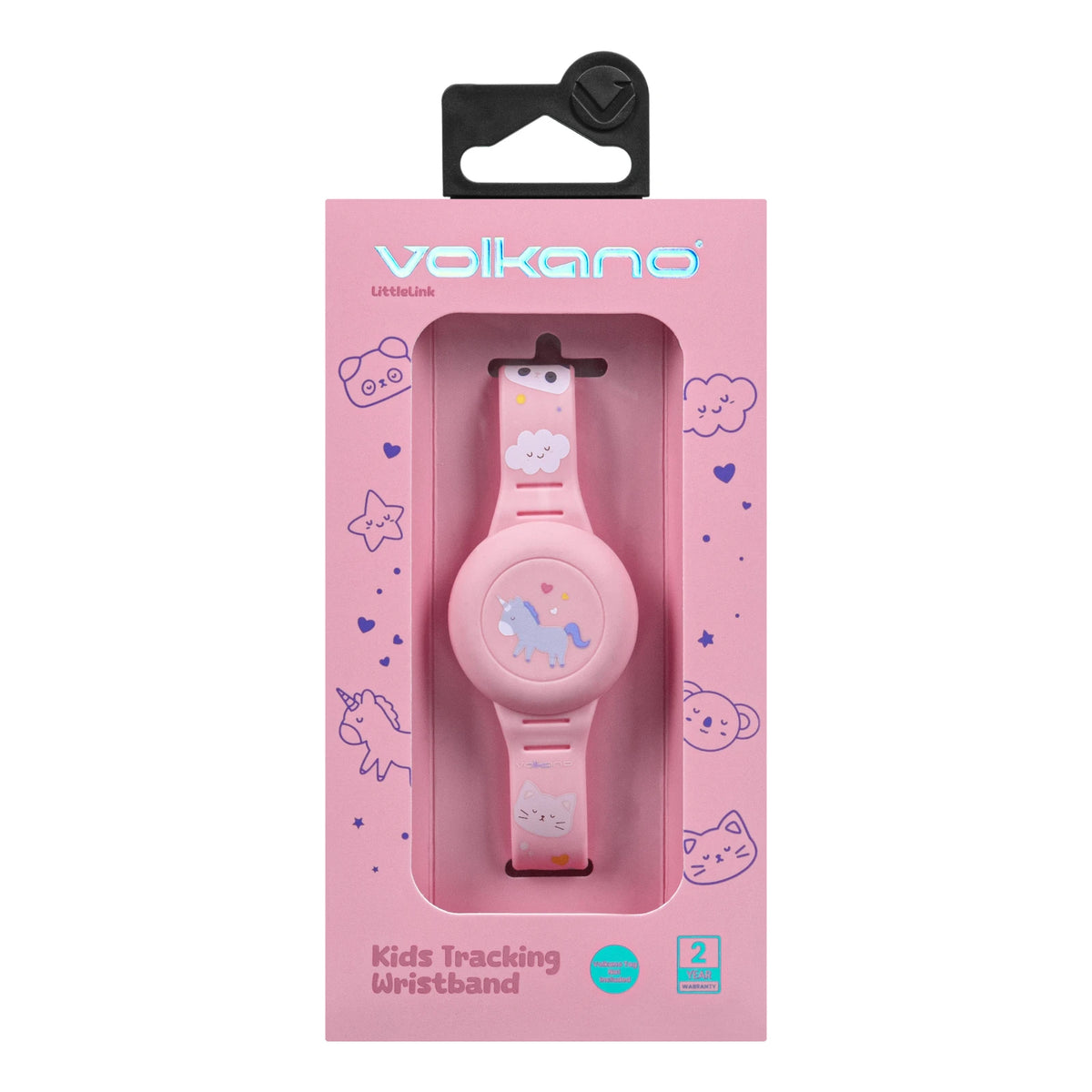 Volkano TagTrace Duo Siliconen polsbandje voor tracker – Roze