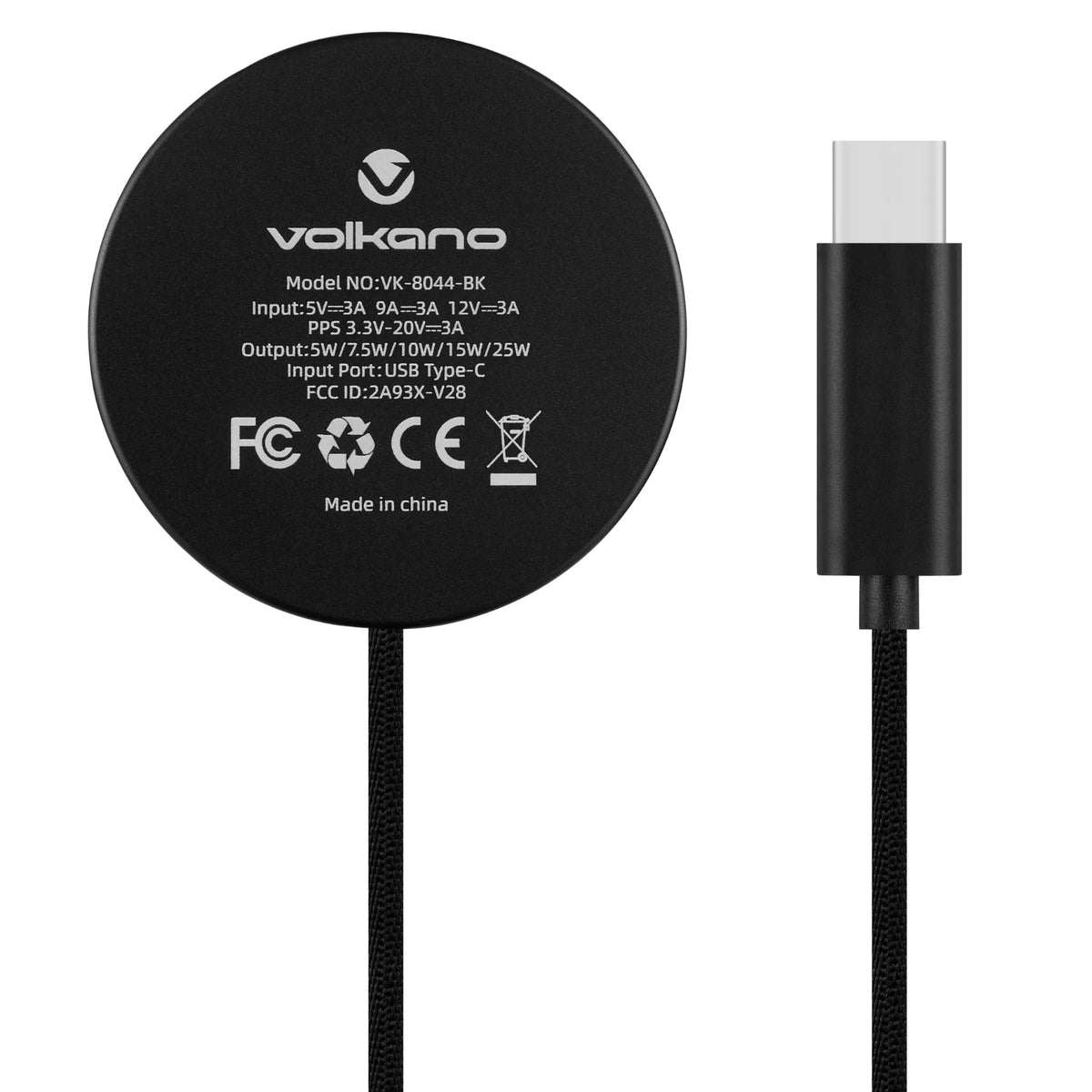 Volkano Magni Draadloze oplader – Zwart