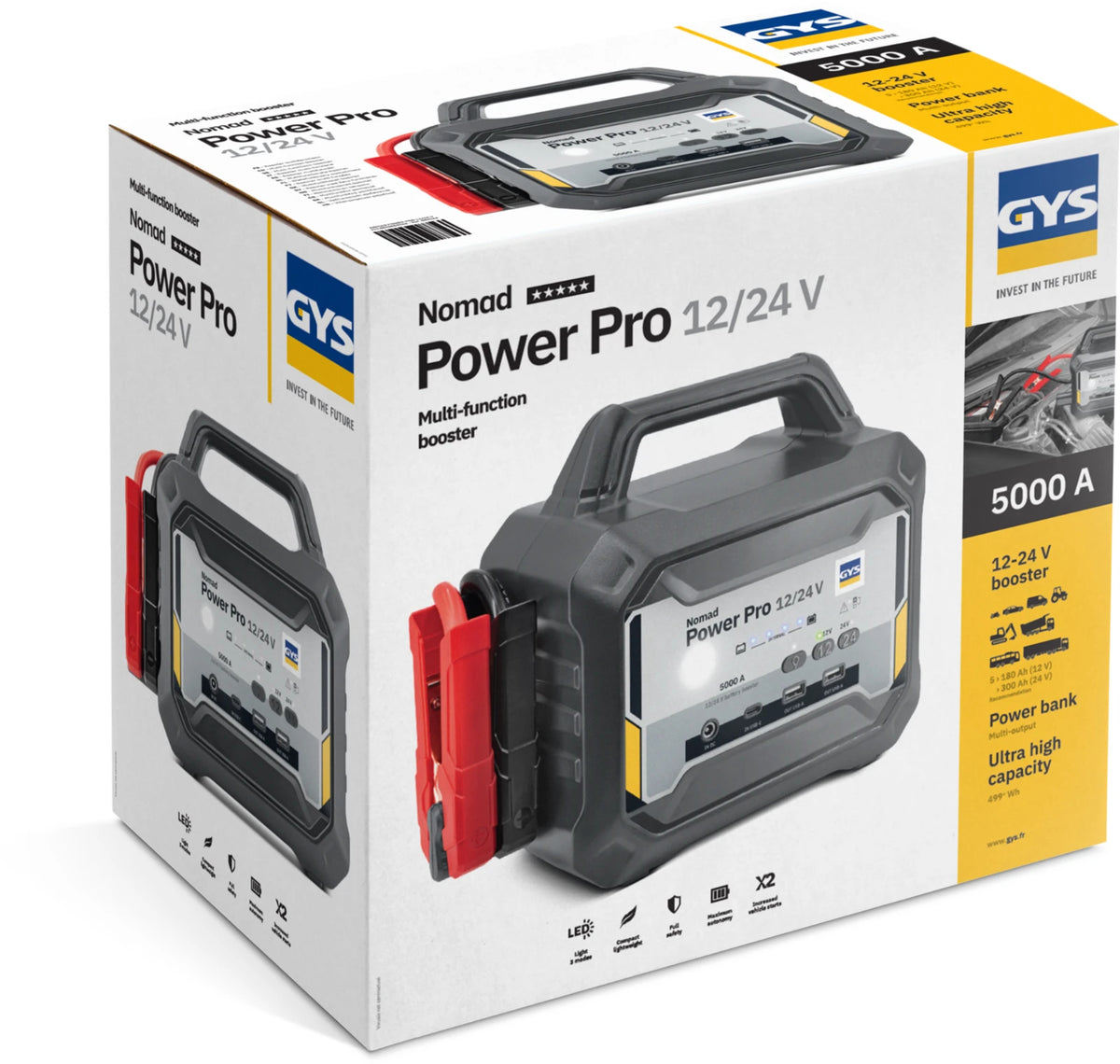 GYS Lithium booster Nomad Power Pro 12/24V - afbeelding 5