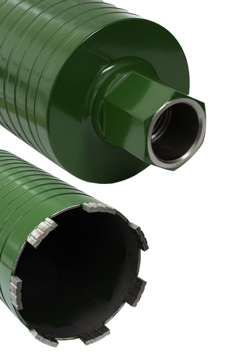 172/300 5/4 Lasergelast diamantboor dikwandig beton droog groen