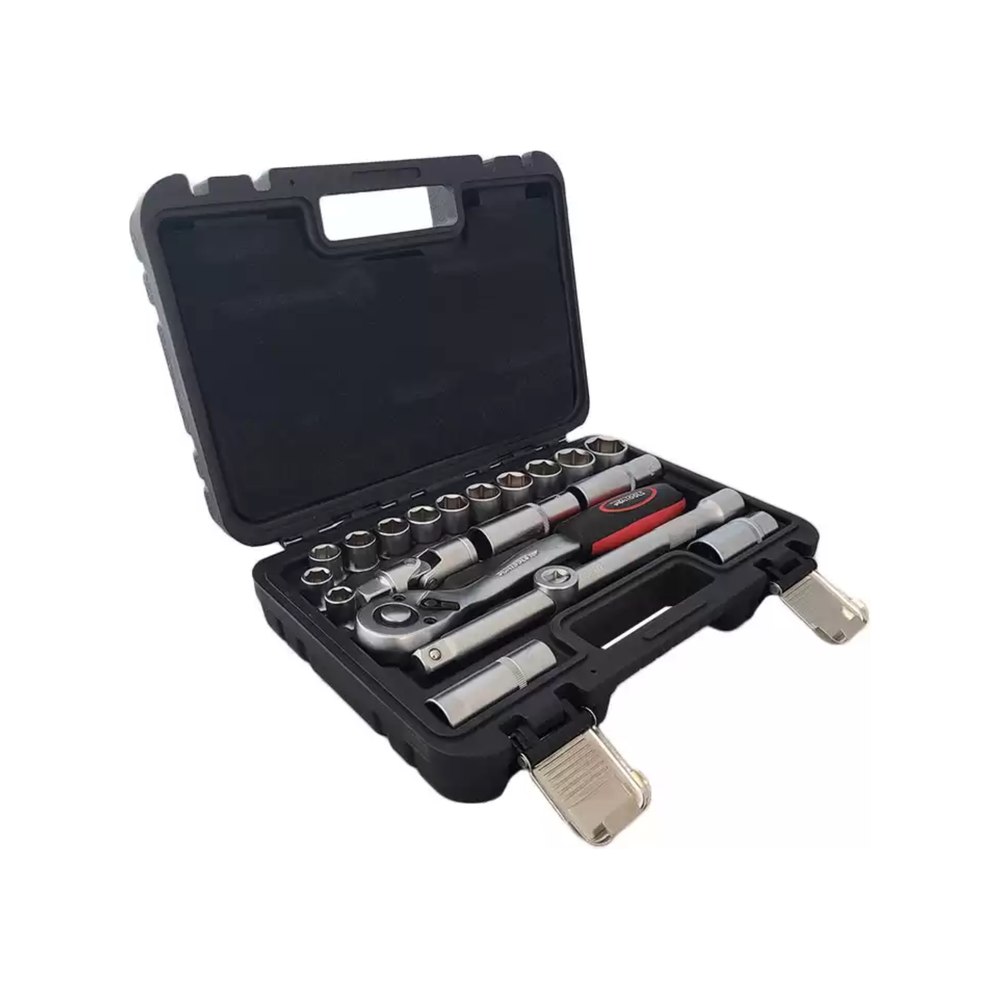 20-delige 1/2" Dopsleutelset met ratel (metrisch) 10/24 mm