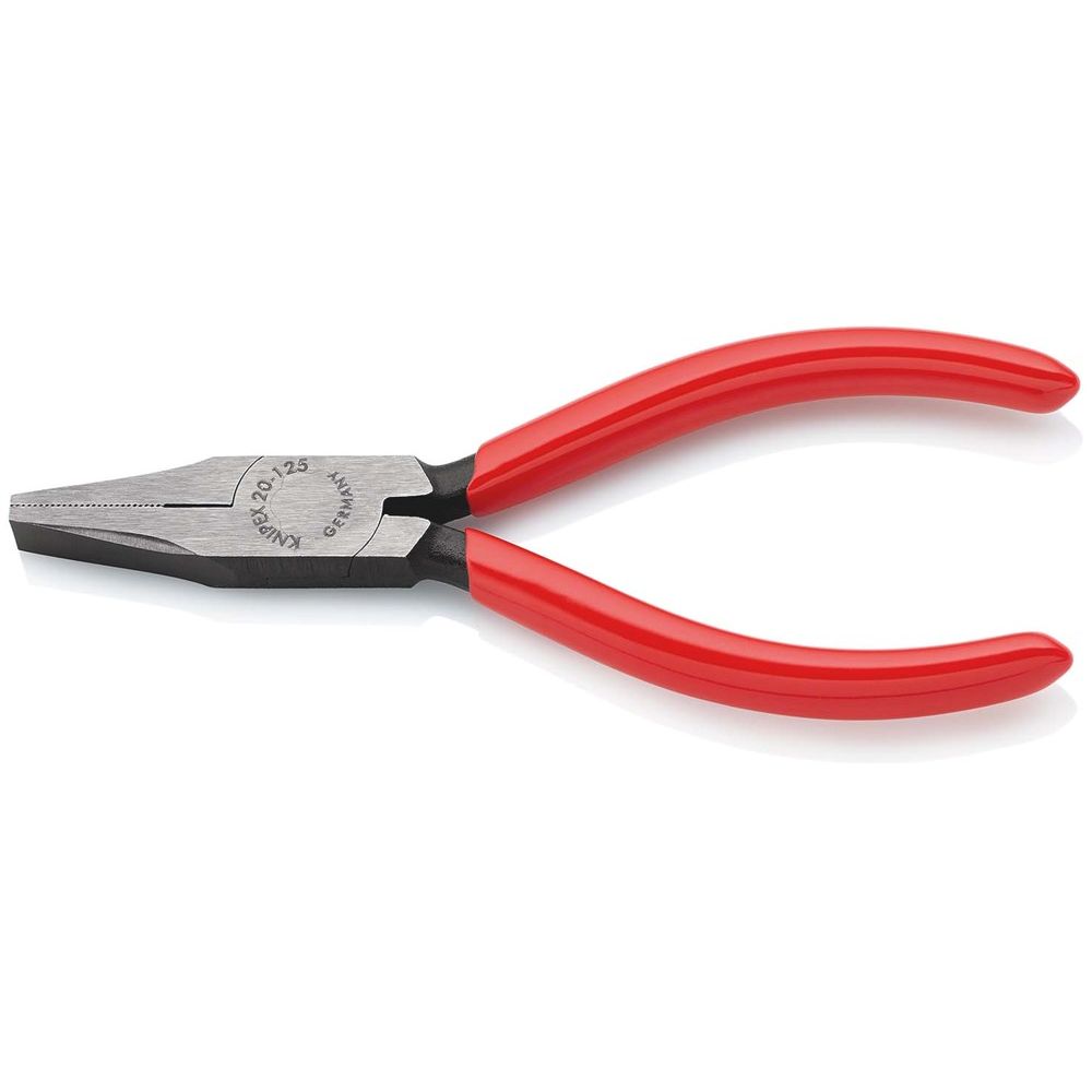 KNIPEX 20 01 125 Platbuigtang met kunststof bekleed zwart geatramenteerd 125 mm-0