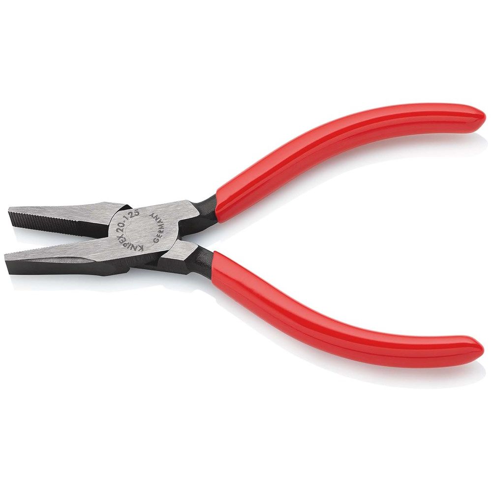 KNIPEX 20 01 125 Platbuigtang met kunststof bekleed zwart geatramenteerd 125 mm-2