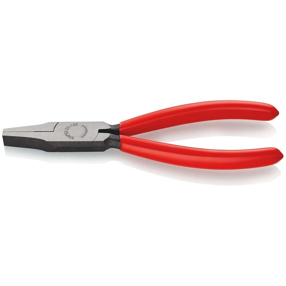 KNIPEX 20 01 160 Platbuigtang met kunststof bekleed zwart geatramenteerd 160 mm-0