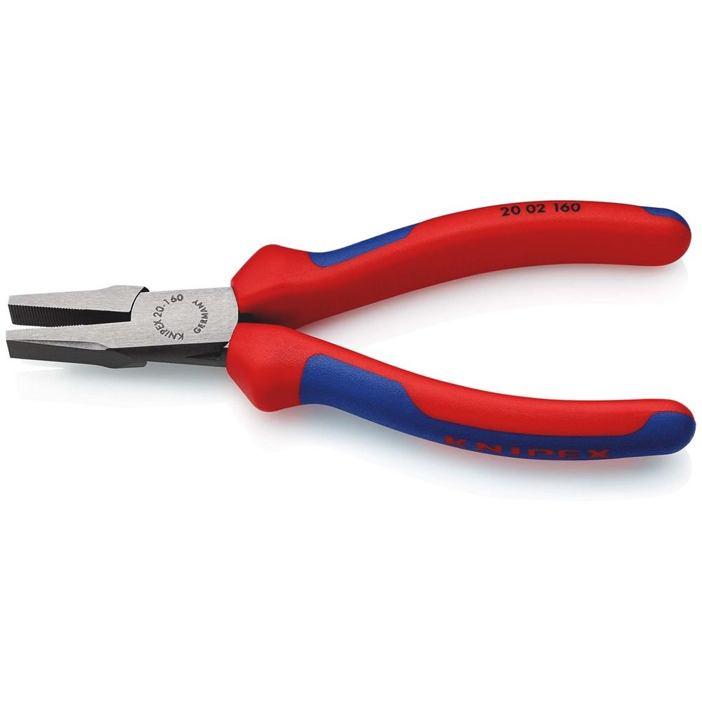 KNIPEX 20 02 160 Platbuigtang met meer-componentengrepen zwart geatramenteerd 160 mm-2