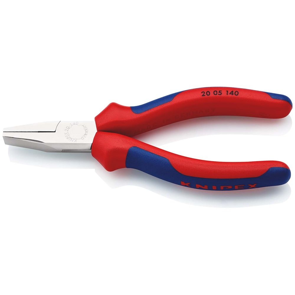 KNIPEX 20 05 140 Platbuigtang met meer-componentengrepen verchroomd 140 mm-1