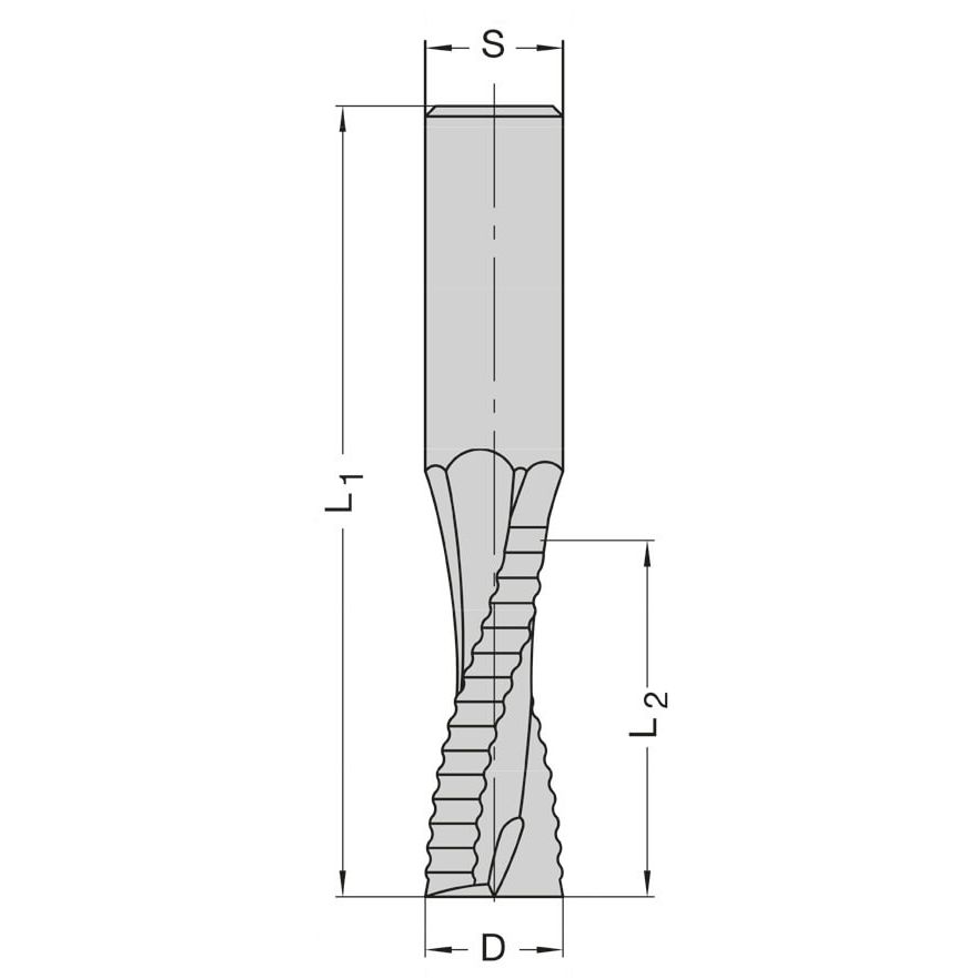 JSO-TR Schrobfrezen Ø 10 t/m 16 mm, VHW, Z=2