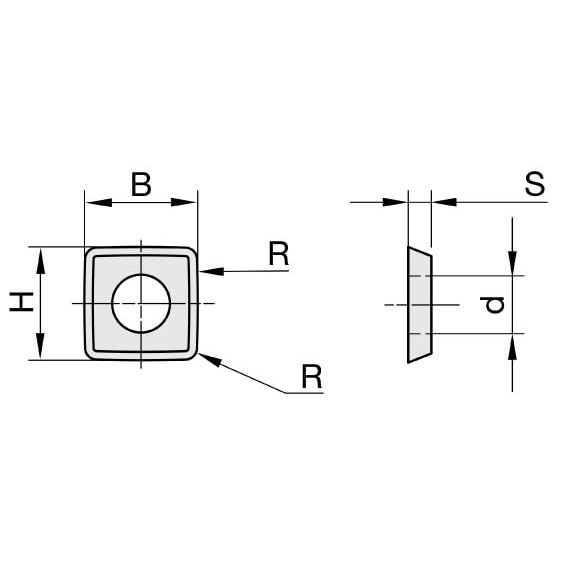 Diamant Schrobfrees Ø 25 x 54 mm, TL=120 mm, S=20 mm, Z=2, DP