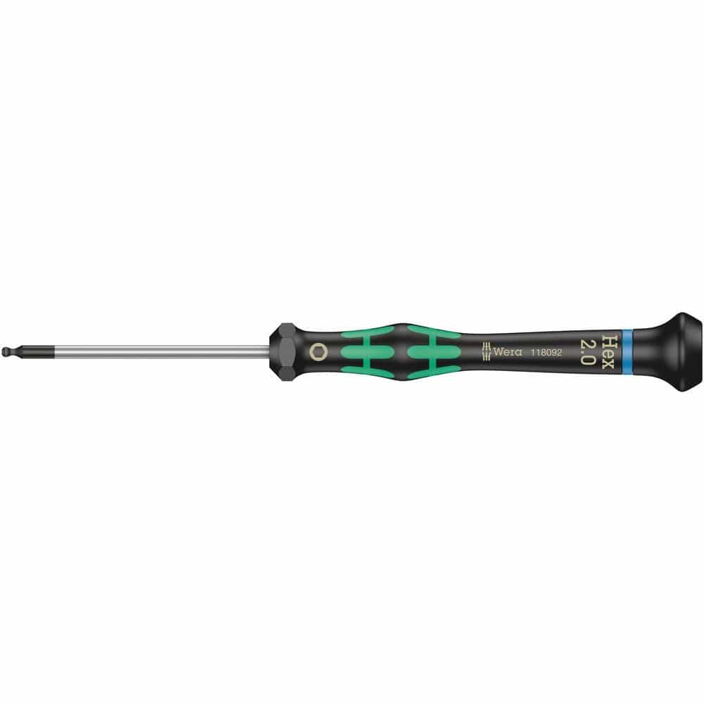 2052 KRAFTFORM MICRO ZESKANT-KOGELKOP SCHROEVENDRAAIER, 2.0 MM X 60 MM-0