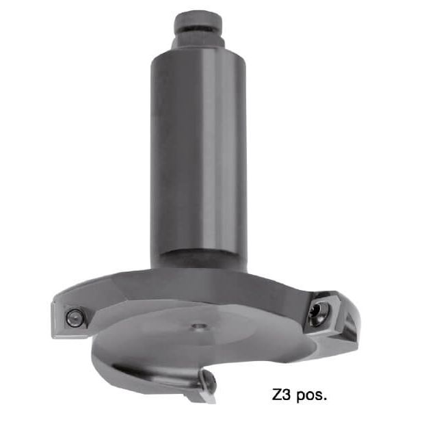 Keermes Vlakfrees Ø=122/120 mm, L2=8 mm, S=25 mm, HW, Z=3 afbeelding 2