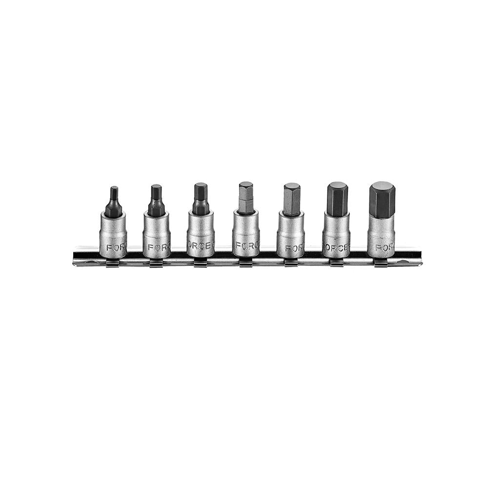 7-delige 1/4" inbus bitdoppenset