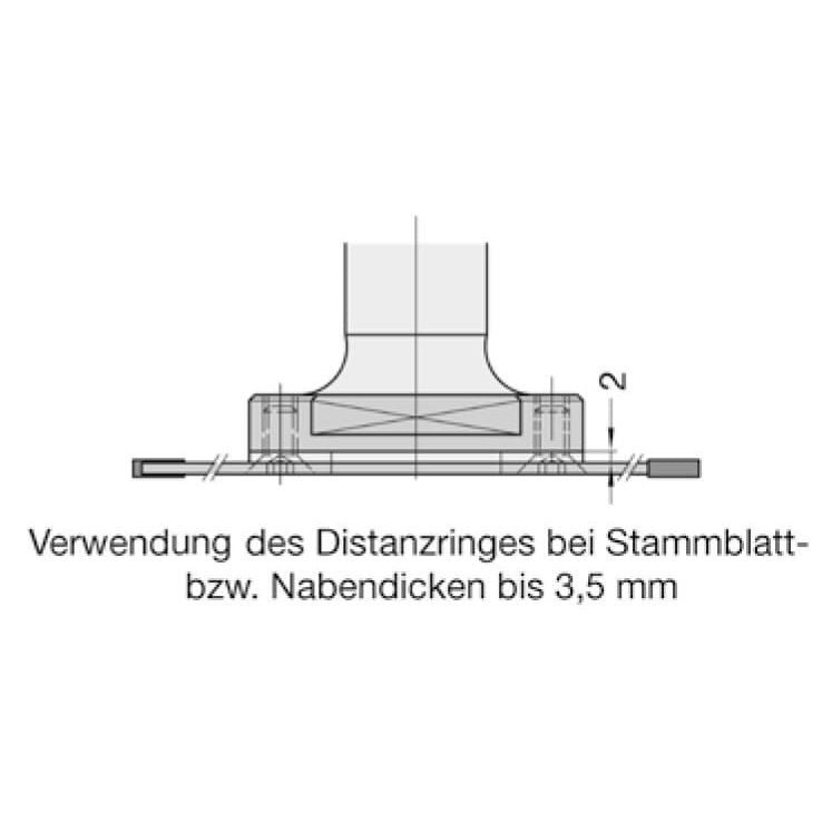 Zaagblad Ø 200 mm, asgat 30 mm, B=3,20 mm, Z=48 Wisseltand, HW