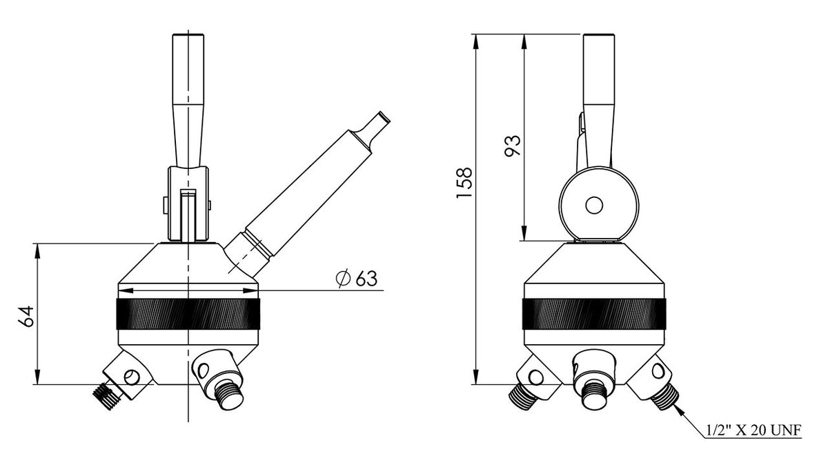 Bernardo Revolverkop MK 2 voor 3 tools, inclusief tools - afbeelding 2