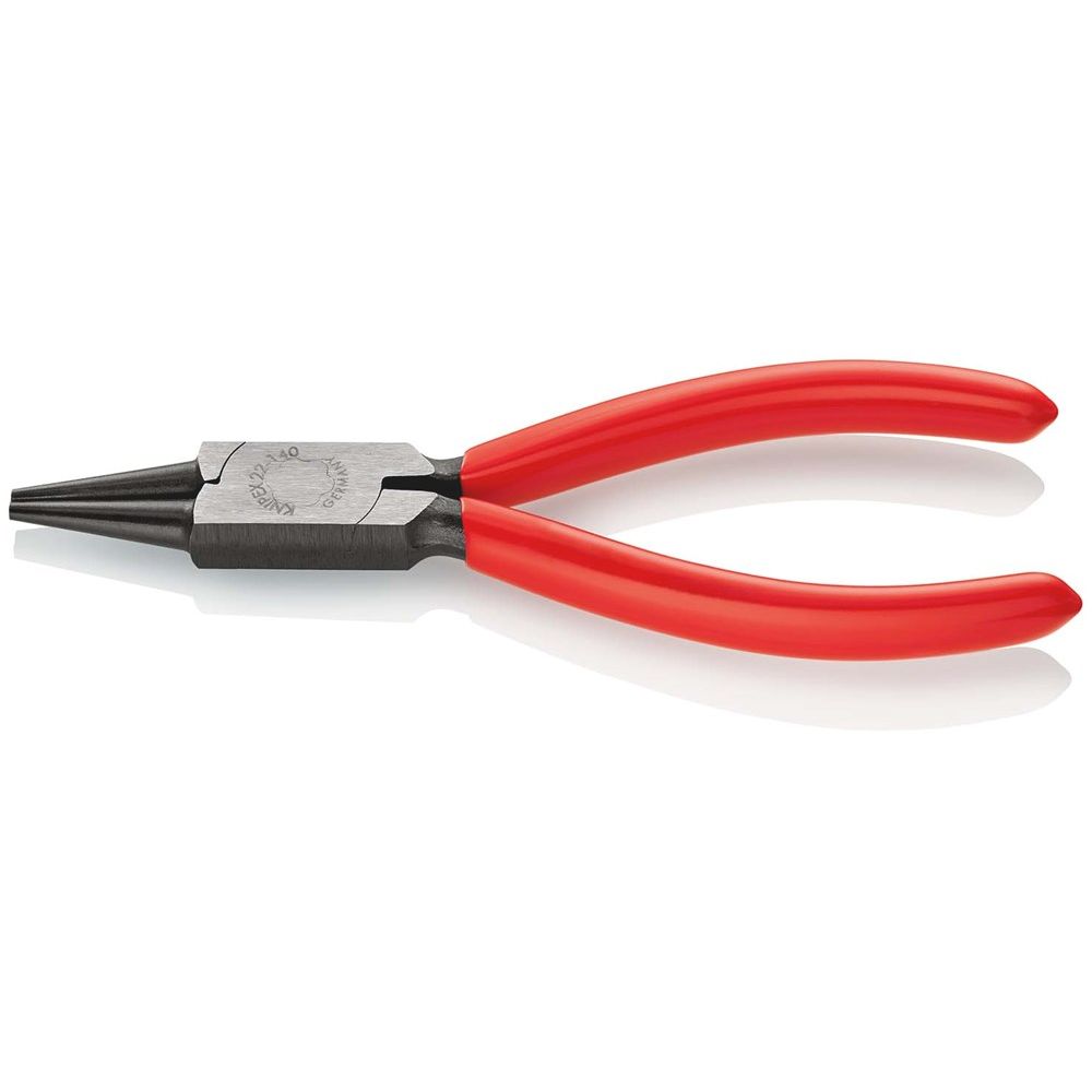KNIPEX 22 01 140 Rondbuigtang met kunststof bekleed zwart geatramenteerd 140 mm-0