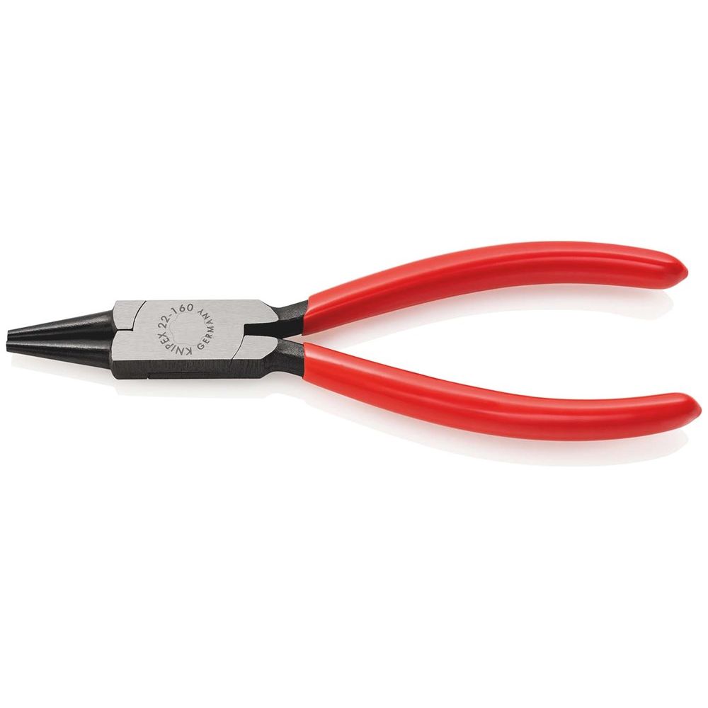 KNIPEX 22 01 160 Rondbuigtang met kunststof bekleed zwart geatramenteerd 160 mm-0