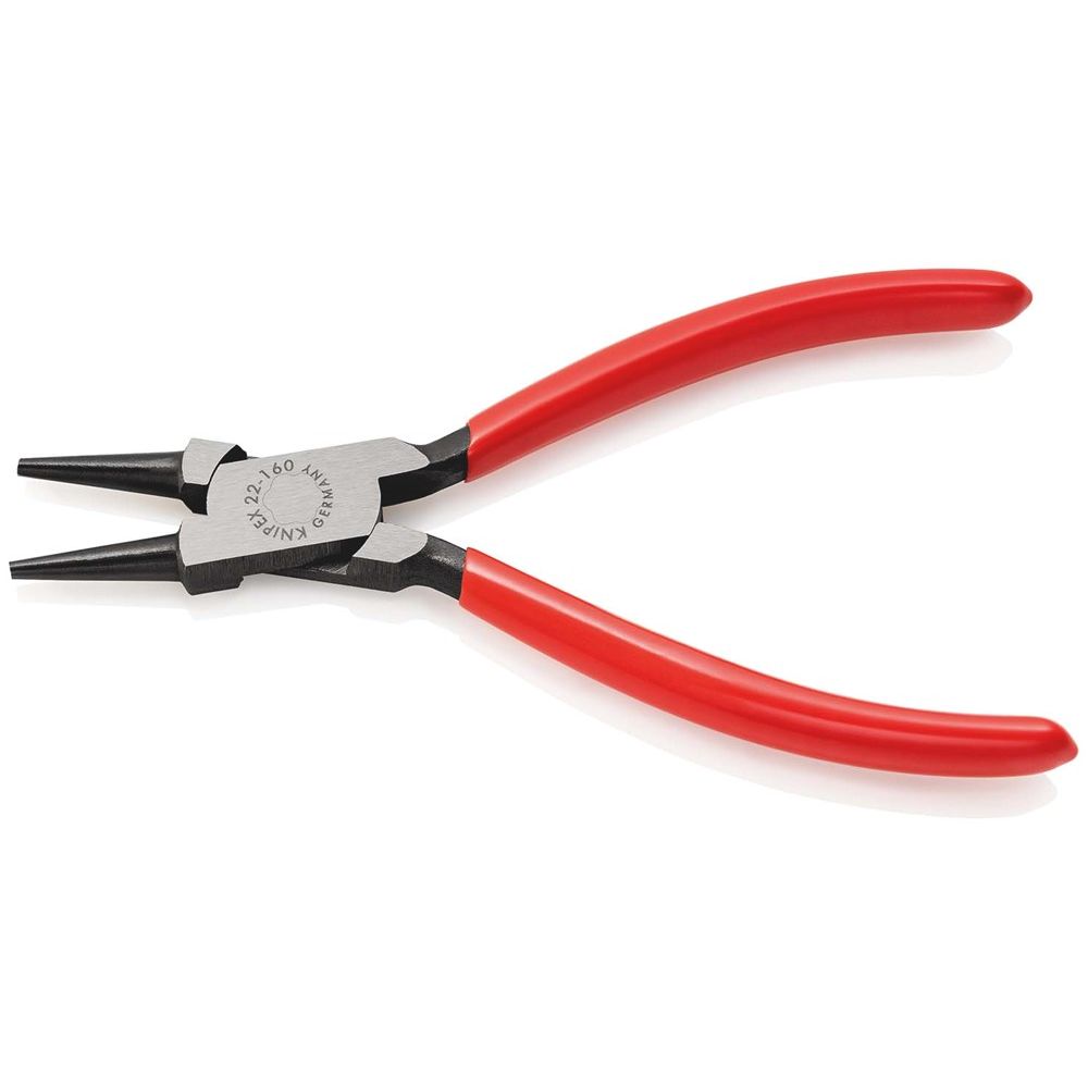 KNIPEX 22 01 160 Rondbuigtang met kunststof bekleed zwart geatramenteerd 160 mm-2