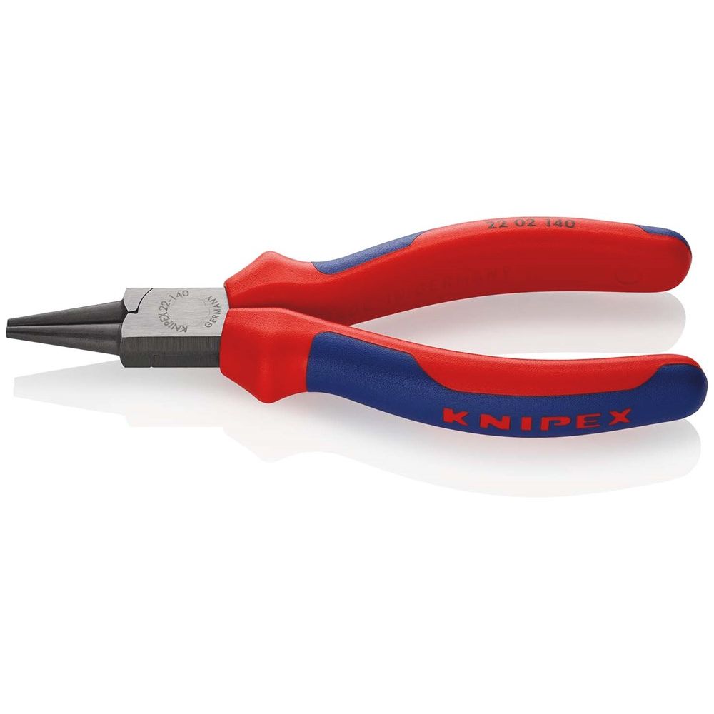 KNIPEX 22 02 140 Rondbuigtang met meer-componentengrepen zwart geatramenteerd 140 mm-0