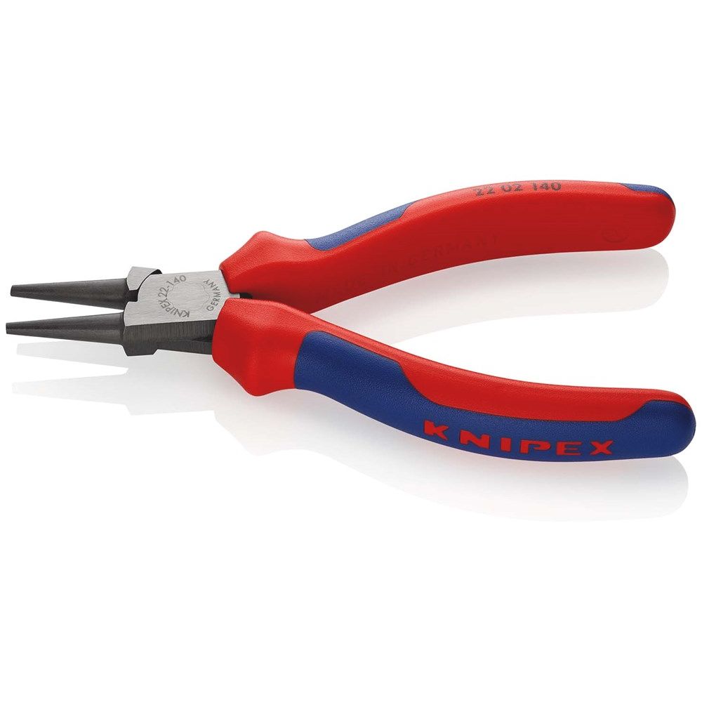 KNIPEX 22 02 140 Rondbuigtang met meer-componentengrepen zwart geatramenteerd 140 mm-2