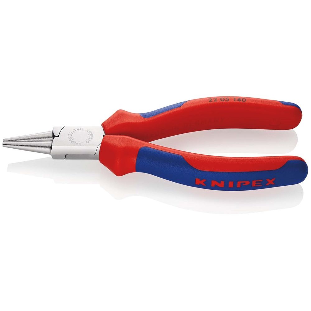 KNIPEX 22 05 140 Rondbuigtang met meer-componentengrepen verchroomd 140 mm-0