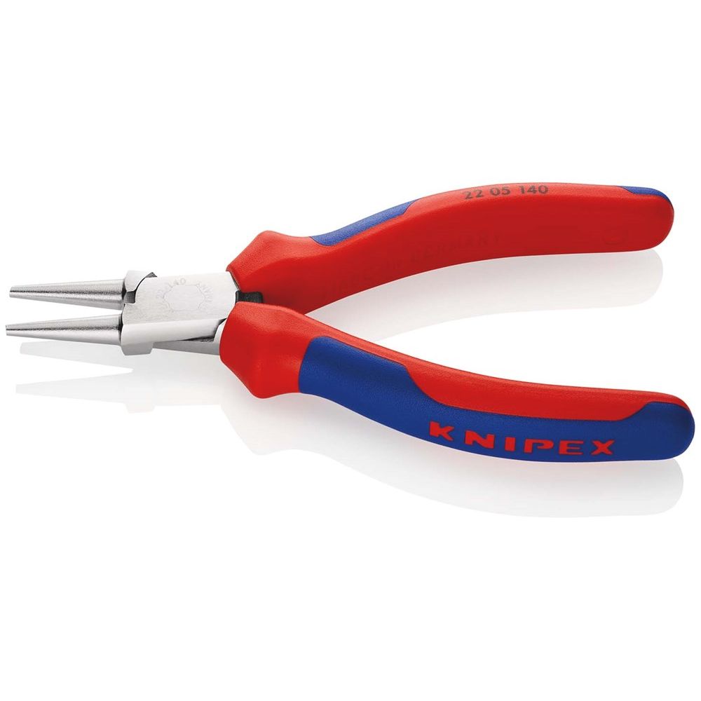 KNIPEX 22 05 140 Rondbuigtang met meer-componentengrepen verchroomd 140 mm-2