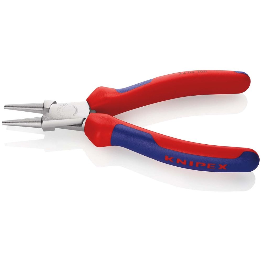 KNIPEX 22 05 160 Rondbuigtang met meer-componentengrepen verchroomd 160 mm-2