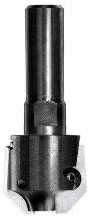 UNITEC houder met fasekeermessen 45° zonder lager, L3=5 mm, S=10 mm, HW