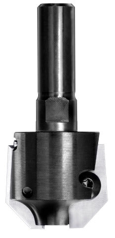 UNITEC houder met fasekeermessen 45° zonder lager, L3=8 mm, S=12 mm, HW