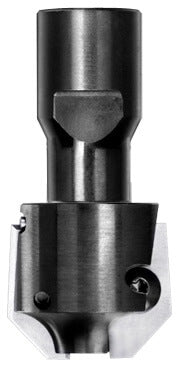 UNITEC houder met fasekeermessen 45° zonder lager, L3=5 mm, Binnendraad M10, HW